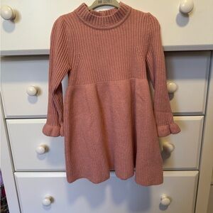 GAP Cozy Pink Knit Dress for Kids
